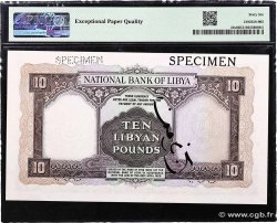 10 Pounds Spécimen LIBYE  1955 P.22s NEUF