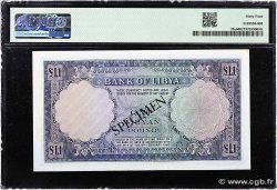 1 Pound Spécimen LIBYE  1963 P.25s pr.NEUF