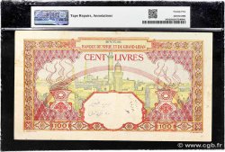100 Livres SYRIA  1939 P.039D VF