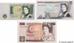 1, 5 et 10 Pounds Lot INGHILTERRA  1981 P.377b, P.378f et P.379e