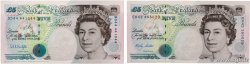 5 Pounds Lot INGHILTERRA  1990 P.382Aa et P.382Ab