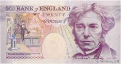 20 Pounds INGHILTERRA  1991 P.384a FDC