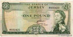 1 Pound JERSEY  1963 P.08b