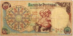 500 Escudos PORTOGALLO  1966 P.170a q.MB