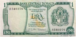 1 Lira MALTE  1973 P.31e