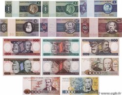 1 au 100000 Cruzeiros Lot BRASILE  1970 P.Lot
