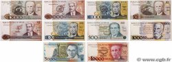 10 Cruzados sur 10000 Cruzeiros au  100 Cruzados sur 100000 Cruzeiros et du 10 au 10000 Cruzados  Lot BRASILE  1986 P.Lot
