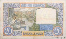 20 Francs TRAVAIL ET SCIENCE FRANCIA  1941 F.12.13 MB