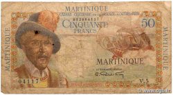 50 Francs Belain d&nbsp;Esnambuc MARTINIQUE  1946 P.30