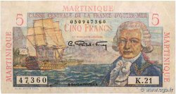 5 Francs Bougainville MARTINIQUE  1946 P.27a