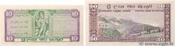 10 et 50 Rupees Lot CEYLON  1974 P.074Ab et  P.079Aa FDC