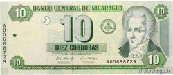 10 Cordobas NICARAGUA  2002 P.191