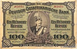 100 Rupien AFRIQUE DE L&nbsp;EST occ. ALLEMANDE  1905 P.04