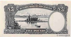5 Pounds NEW ZEALAND  1955 P.160b VF