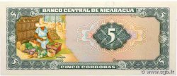 5 Cordobas NICARAGUA  1972 P.122 NEUF