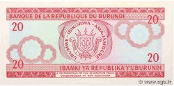 20 Francs BURUNDI  2007 P.27d NEUF