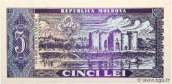 5 Lei MOLDAVIE  1992 P.06 NEUF