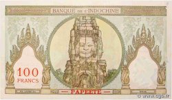 100 Francs TAHITI  1961 P.14d fVZ