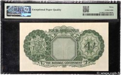 4 Shillings BAHAMAS  1953 P.13c BB