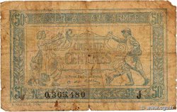 50 Centimes TRÉSORERIE AUX ARMÉES 1917 FRANCE  1917 VF.01.10