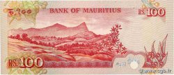 100 Rupees MAURITIUS  1986 P.38 SS