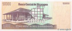 50000 Cordobas NICARAGUA  1989 P.161 UNC