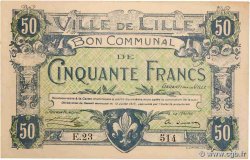 50 Francs FRANCE régionalisme et divers Lille 1917 JP.59.1649