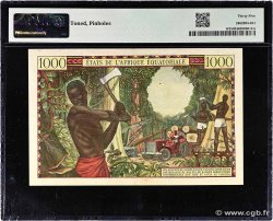 1000 Francs type 1962B ZENTRALAFRIKANISCHE REPUBLIK  1966 A.178b fVZ