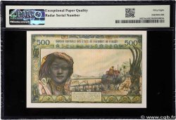 500 Francs Numéro radar WEST AFRICAN STATES  1977 P.802Tm AU