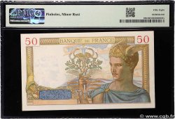 50 Francs CÉRÈS modifié FRANCE  1939 F.18.34 AU