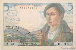 5 Francs BERGER FRANCE  1947 F.05.07