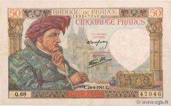 50 Francs JACQUES CŒUR FRANCE  1941 F.19.09