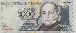 2000 Bolivares VENEZUELA  1998 P.080