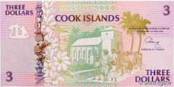 3 Dollars COOK INSELN  1992 P.07a