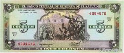 5 Colones EL SALVADOR  1990 P.138