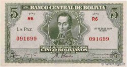 5 Bolivianos BOLIVIEN  1928 P.129