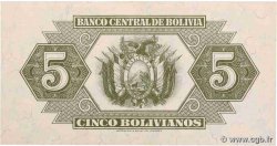 5 Bolivianos BOLIVIEN  1928 P.129 ST