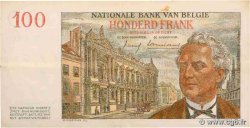 100 Francs BELGIEN  1959 P.129c fVZ
