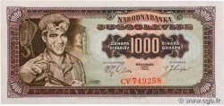 1000 Dinara JUGOSLAWIEN  1963 P.075