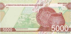 5000 Sum UZBEKISTAN  2021 P.88 UNC