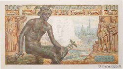 1000 Francs DÉESSE DÉMÉTER FRANCE  1943 F.40.17 UNC-