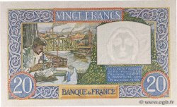 20 Francs TRAVAIL ET SCIENCE FRANCE  1940 F.12.11 XF+