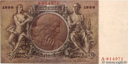 1000 Reichsmark GERMANY  1936 P.184 AU