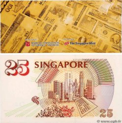 25 Dollars Set de présentation SINGAPORE  1996 P.33 UNC
