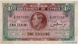 1 Shilling CYPRUS  1947 P.20 F