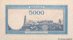 5000 Lei RUMÄNIEN  1945 P.056a fST+