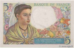 5 Francs BERGER FRANKREICH  1943 F.05.02 fST+