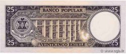 25 Ekuele GUINÉE ÉQUATORIALE  1975 P.09 NEUF