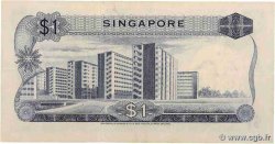 1 Dollar SINGAPOUR  1972 P.01d TTB+