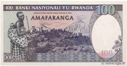 100 Francs RWANDA  1989 P.19 NEUF